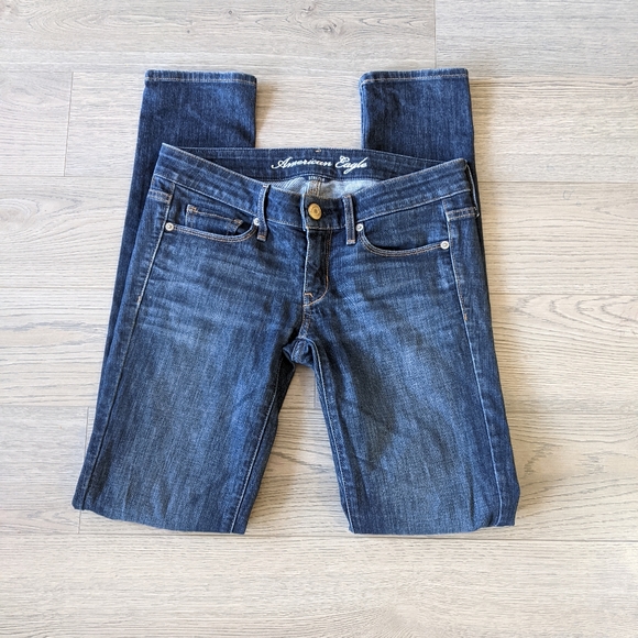 AEO / DARK BLUE SKINNY JEANS / 2